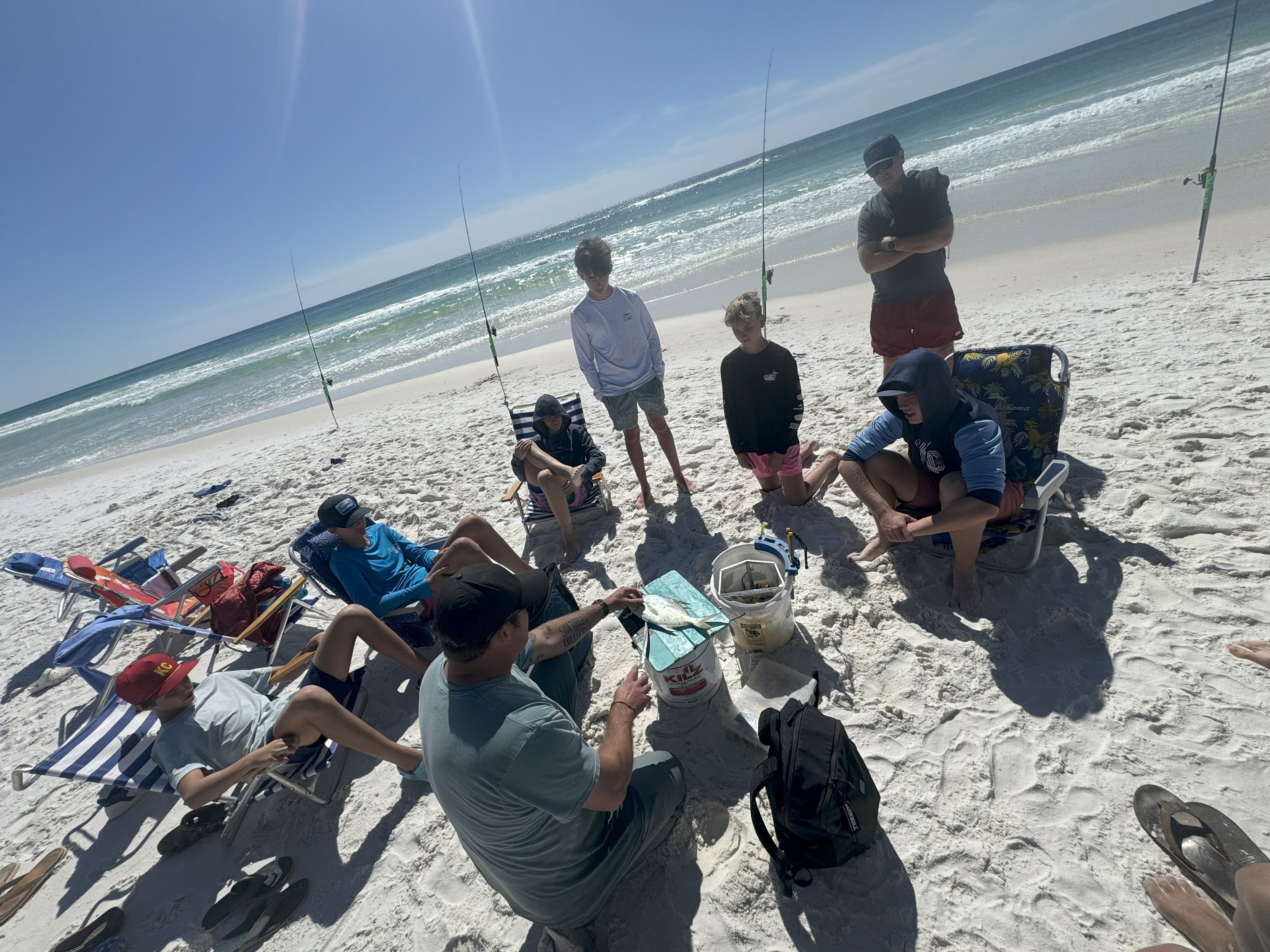 Family Fishing in Santa Rosa Beach, FL