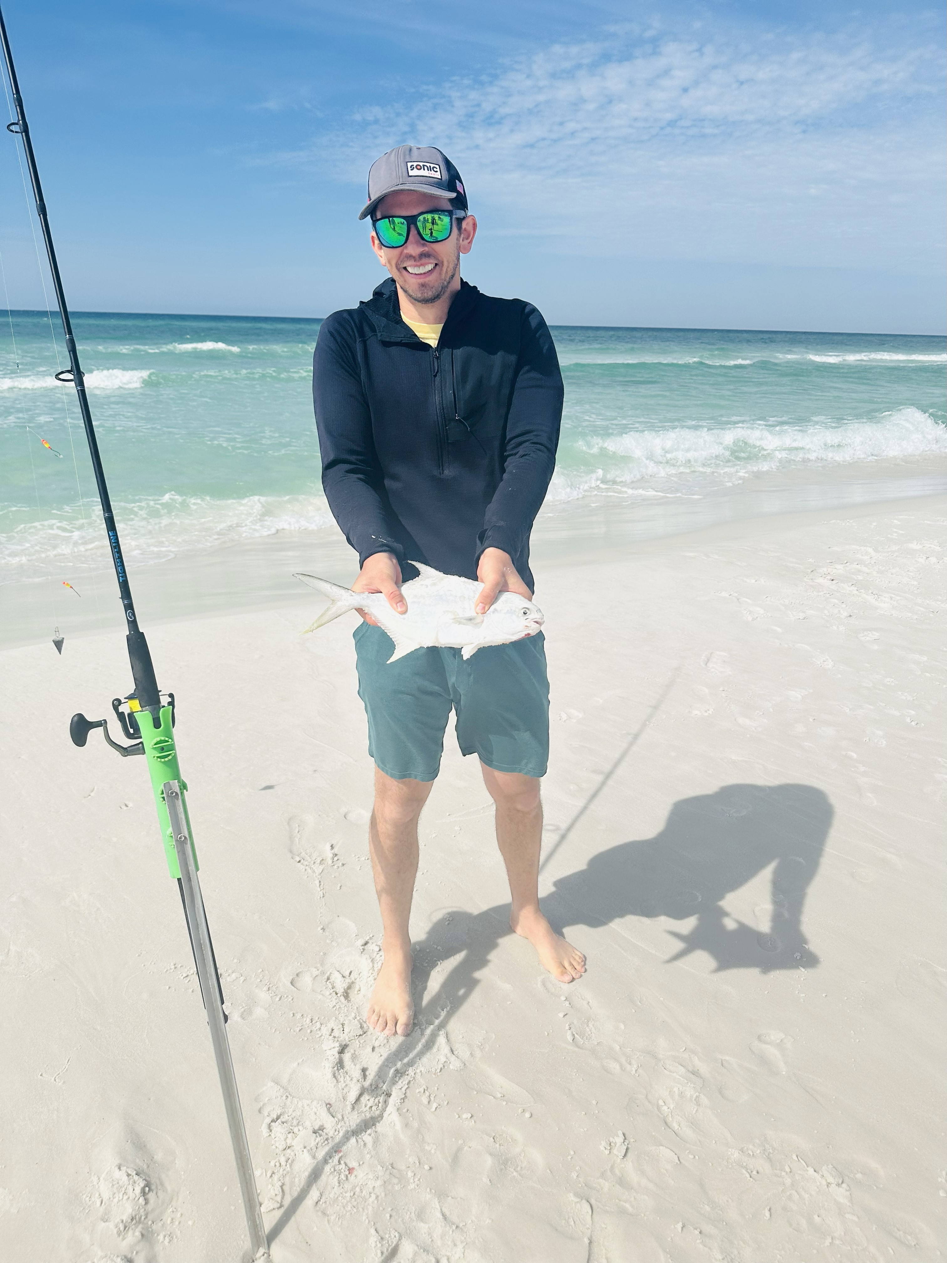 Happy Adult Fishing Experience in Santa Rosa Beach, FL