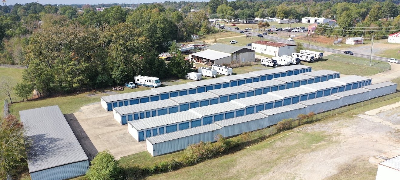 drone view for cypress storage in west monroe, LA