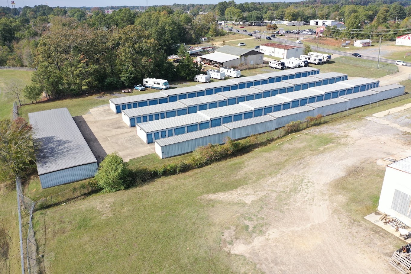 drone view for cypress storage in west monroe, LA