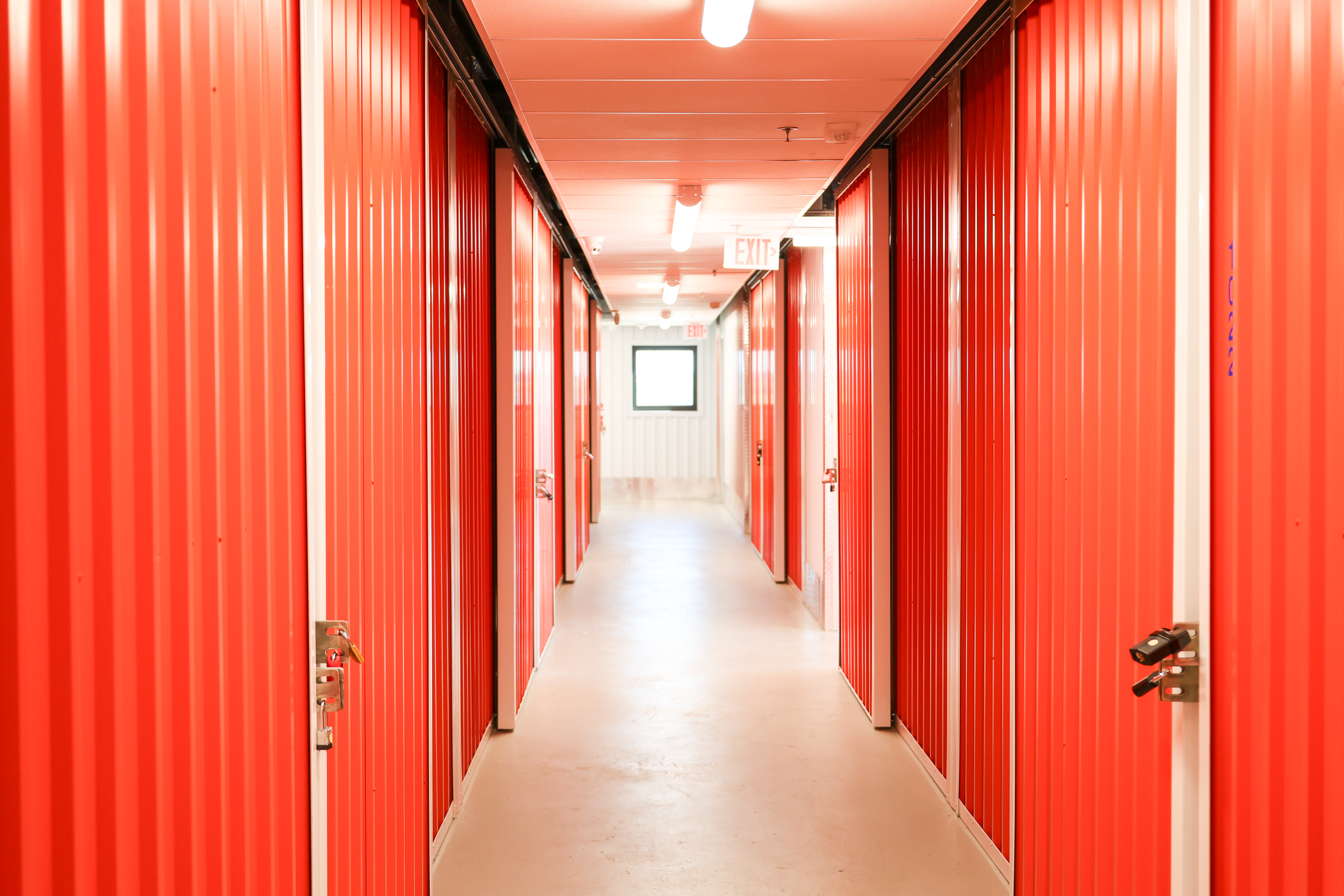 Climate-Controlled Indoor Storage Units – Dependable Storage Youngsville, LA Indoor climate-controlled storage units with clean, well-lit hallways at Dependable Storage Youngsville