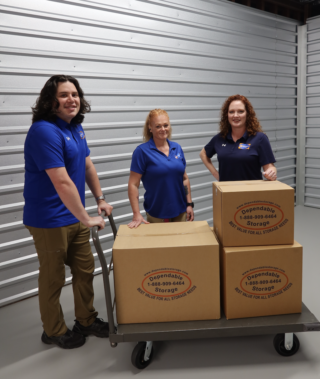 friendly and helpful staff at a storage facility