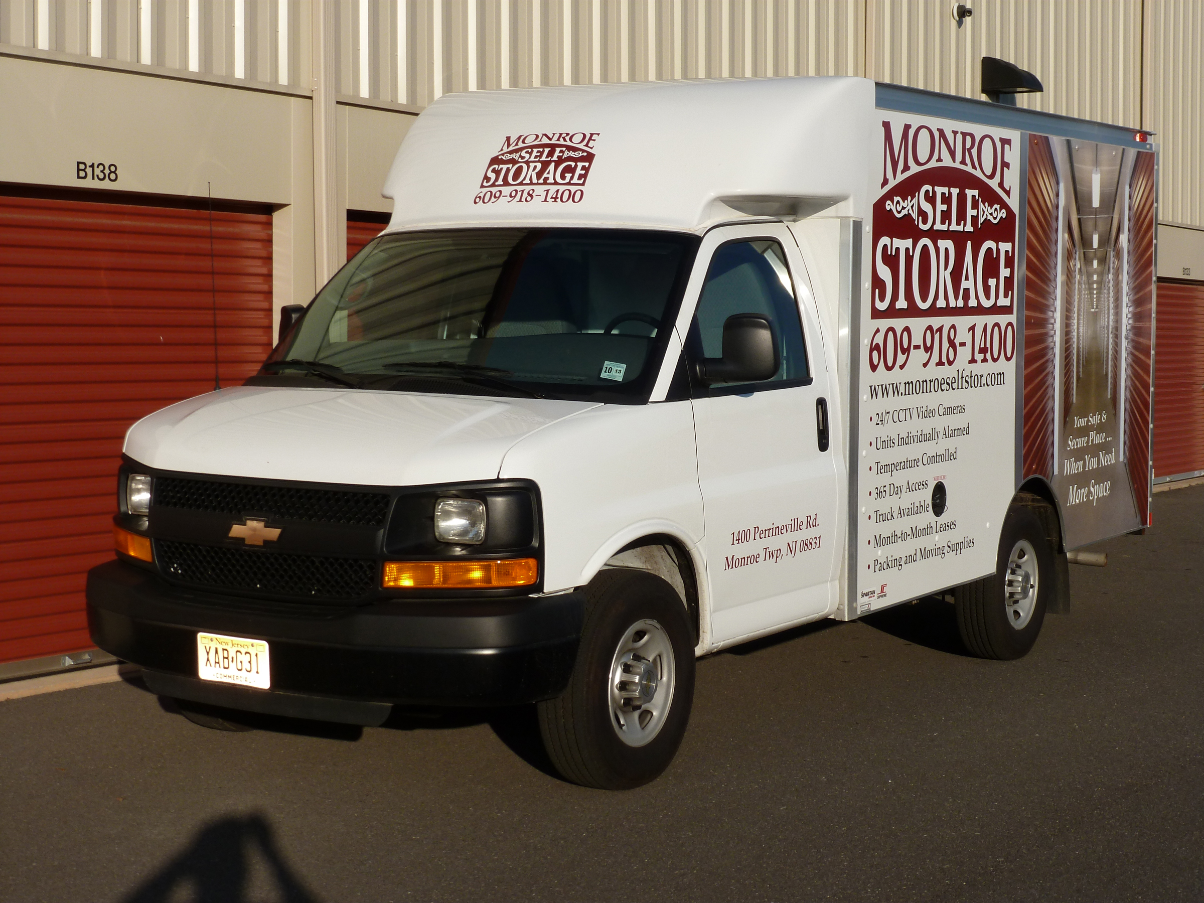 Moving truck available at Monroe Self Storage in Monroe Township, NJ