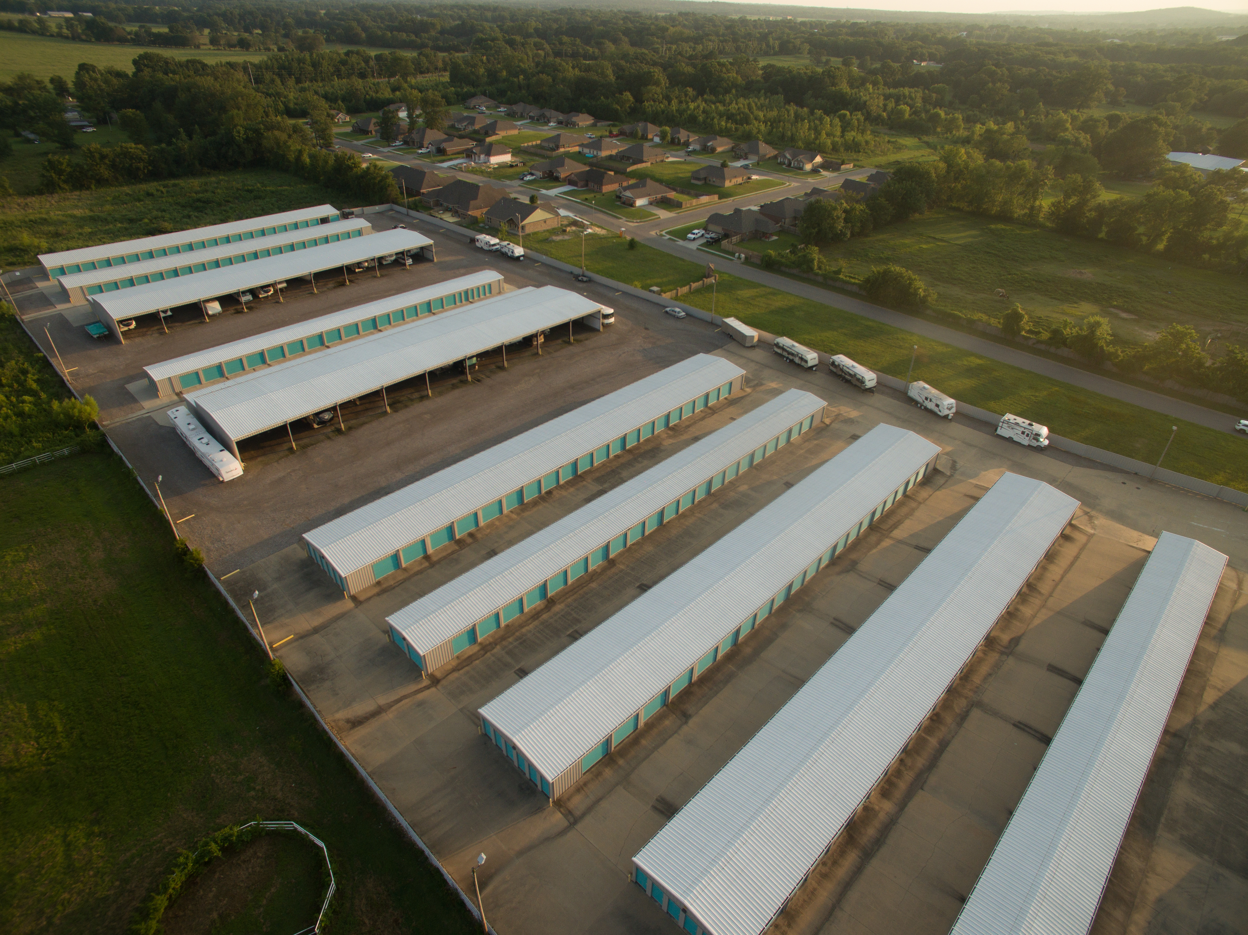 aerial view of crawford county storage