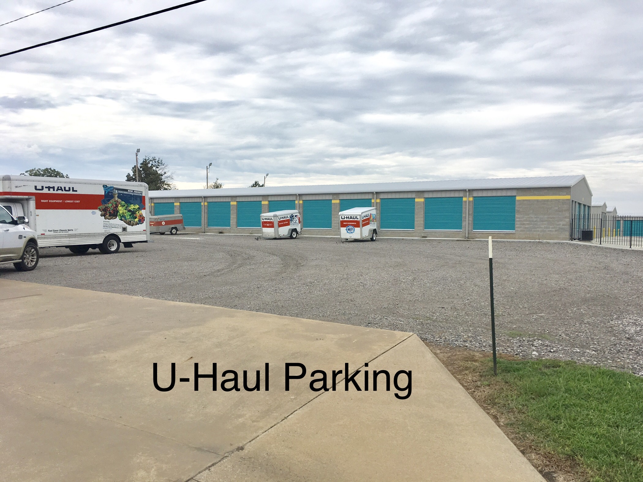 U-haul parking