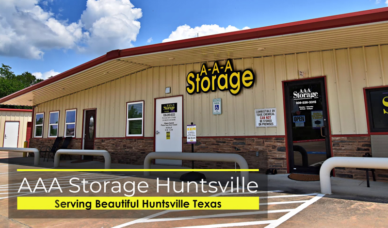 AAA Storage facility on 124 Essex Blvd, Huntsville, TX