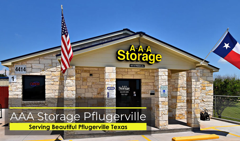 AAA Storage facility on 4414 Priem Lane, Pflugerville, TX