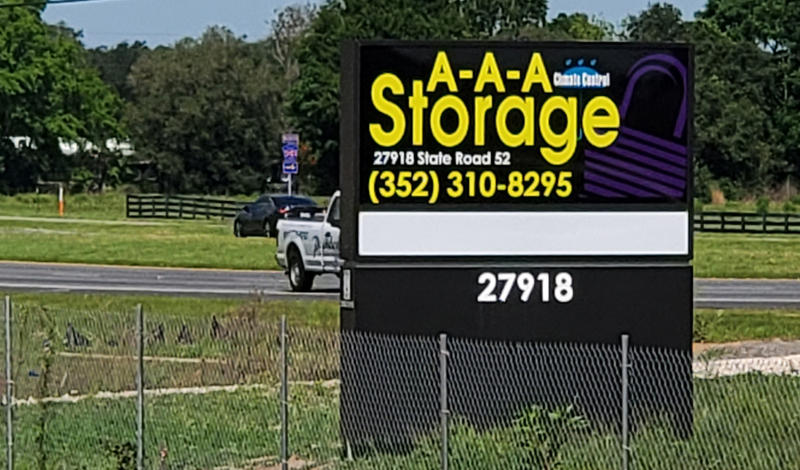 AAA Storage facility on 27918 State Rd 52, San Antonio, FL