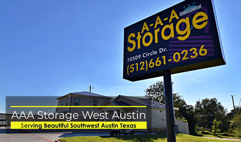 AAA Storage West Austin on Circle Dr, Austin Texas