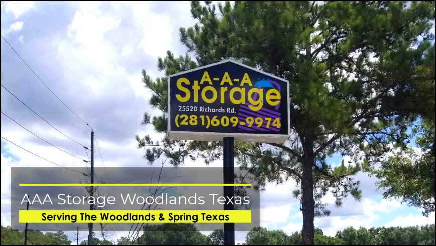 AAA Storage Woodlands Texas in Spring Texas