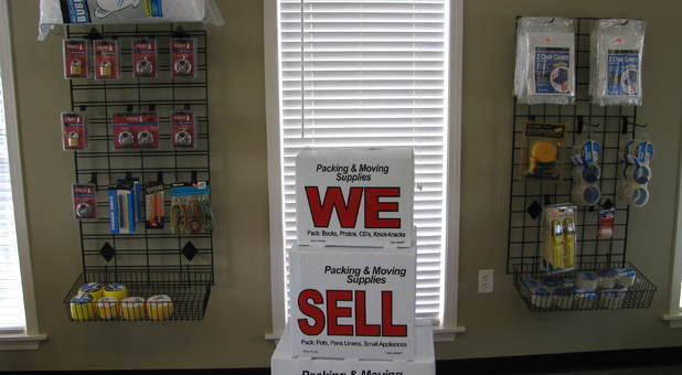 We sell boxes and supplies at Stor iT Safe