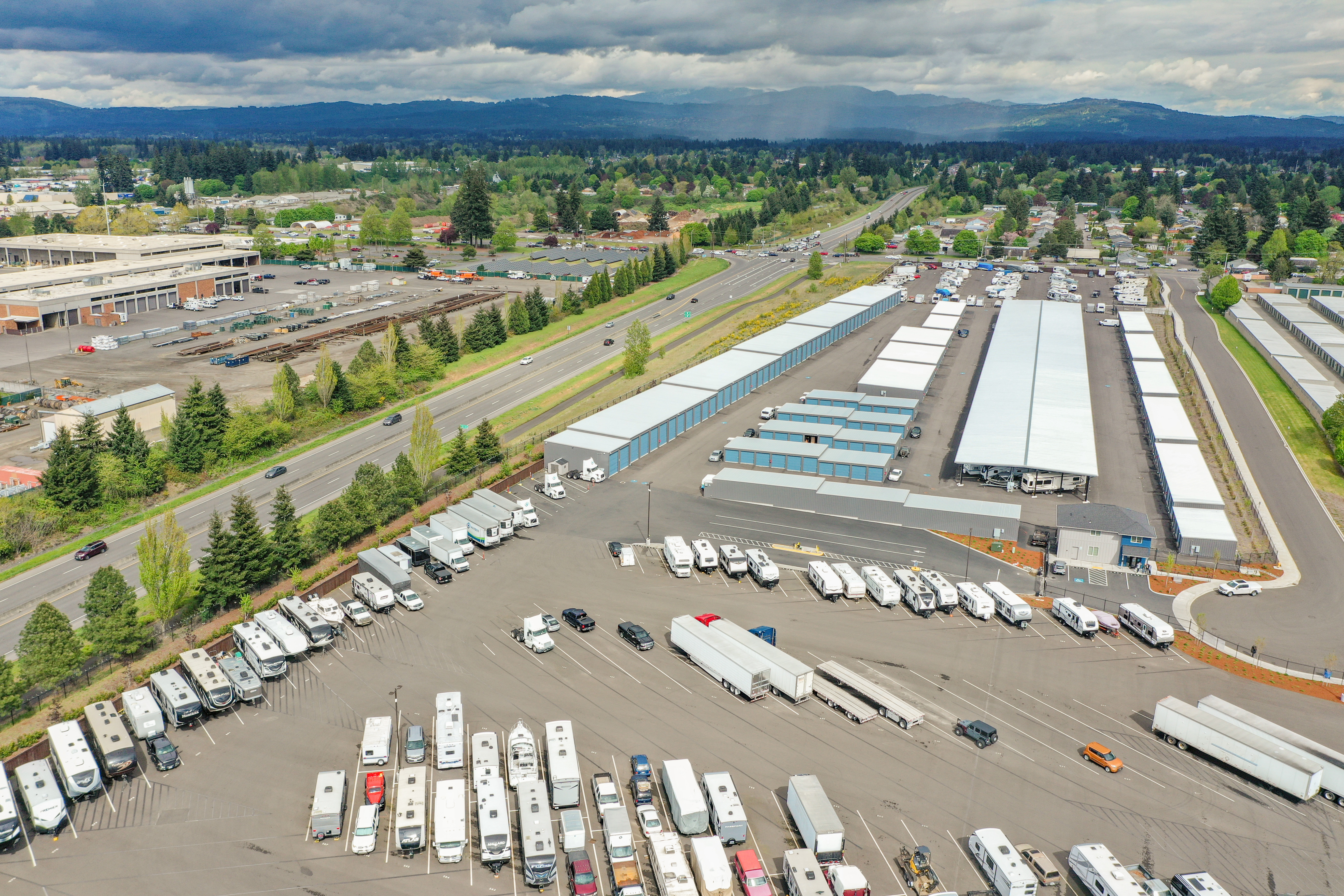Padden Storage Site Vancouver WA Semi Truck Parking