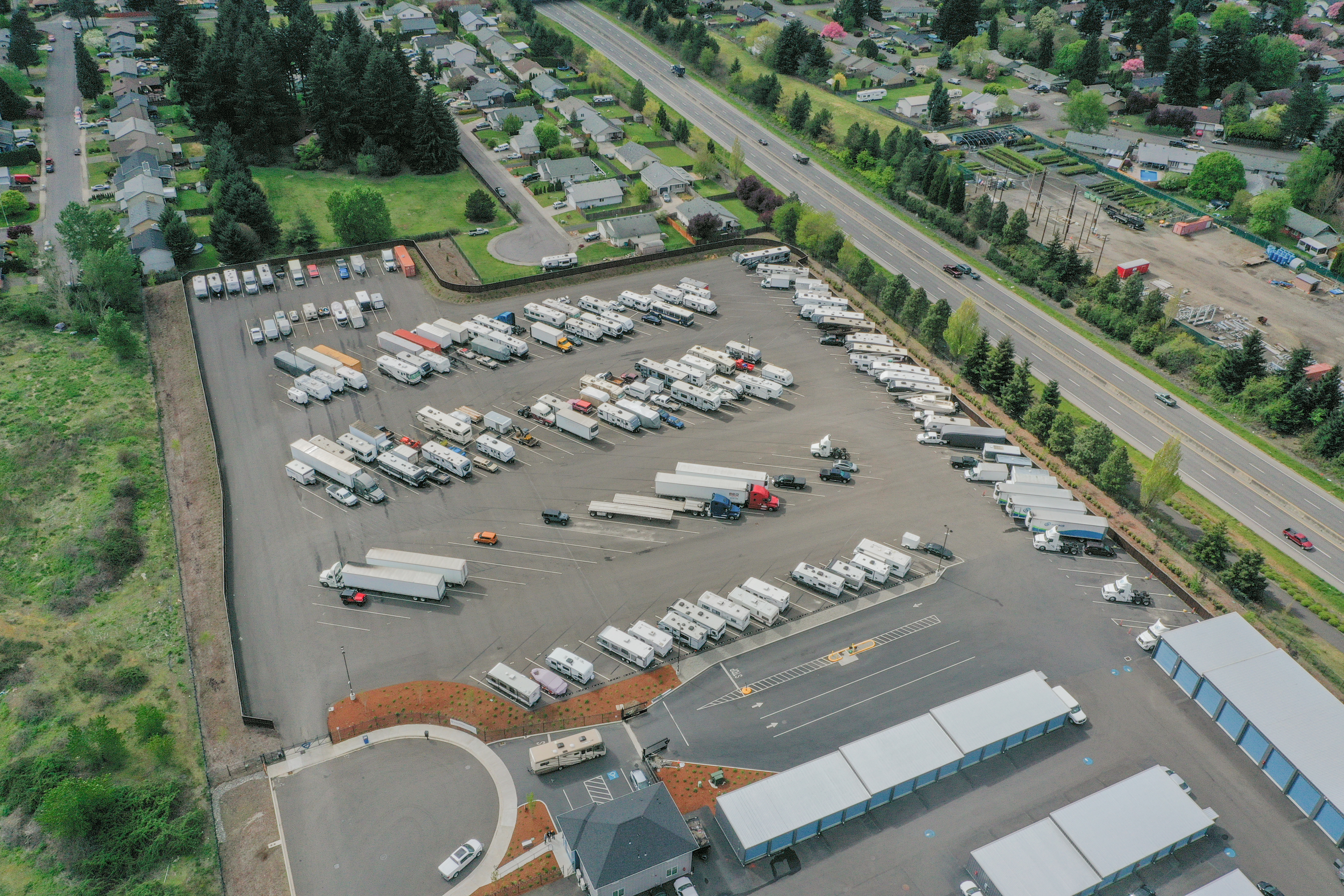 Padden Storage Site Vancouver WA Semi Truck RV Parking