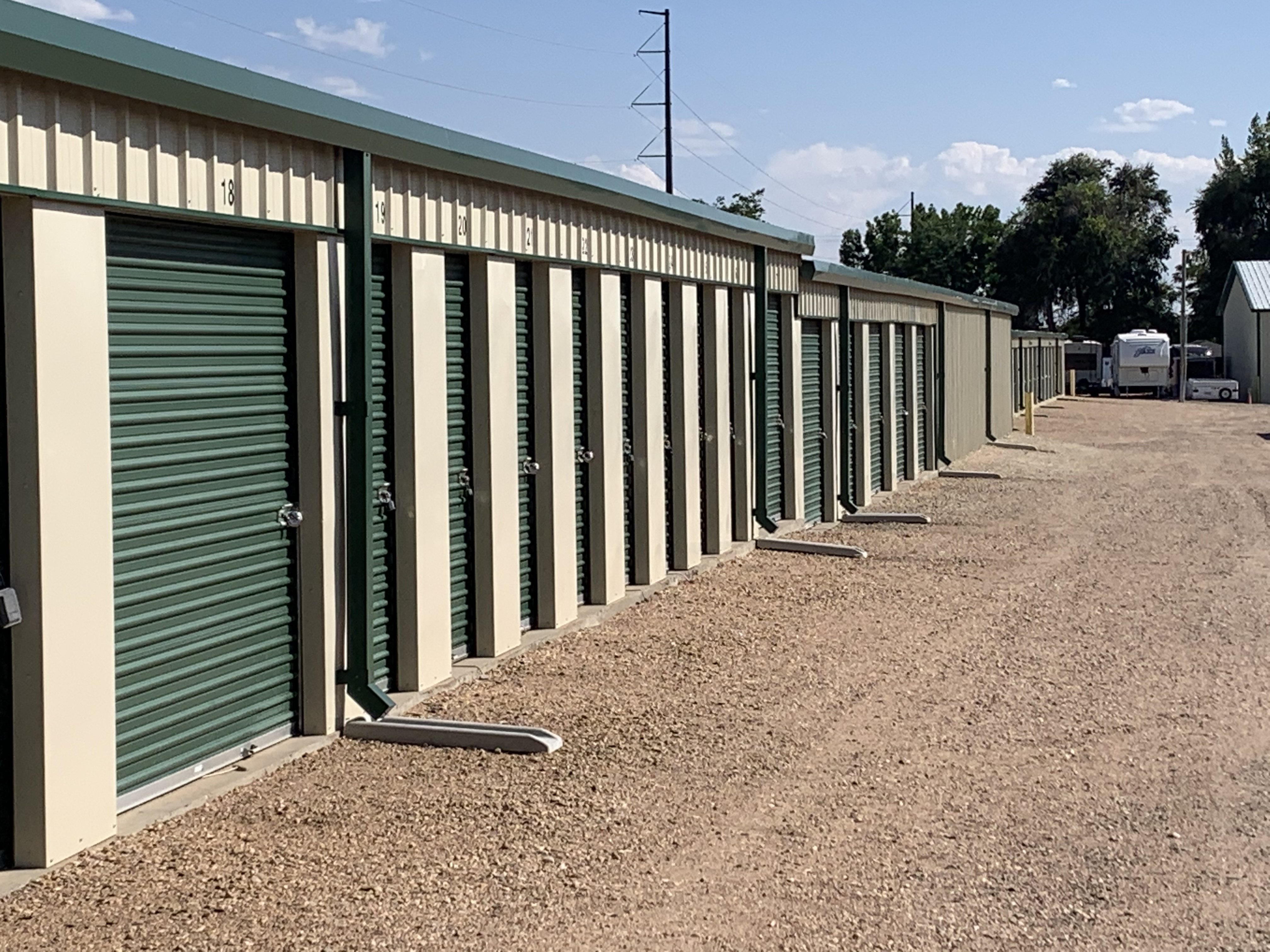 storage units and parking