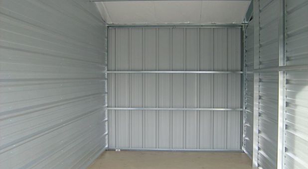 inside of a storage unit