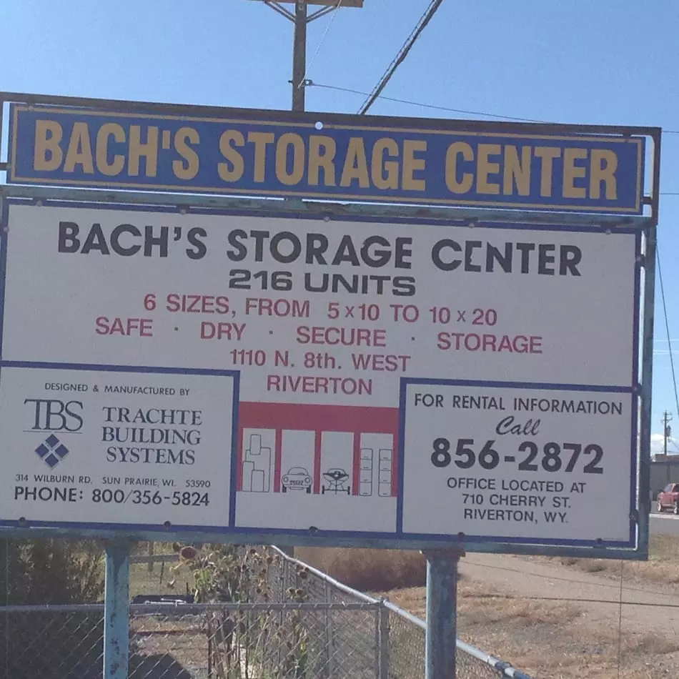 Bach Storage 1110 N 8th St W Riverton, WY 82501