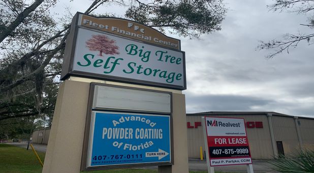 Big Tree Self Storage Street Signage
