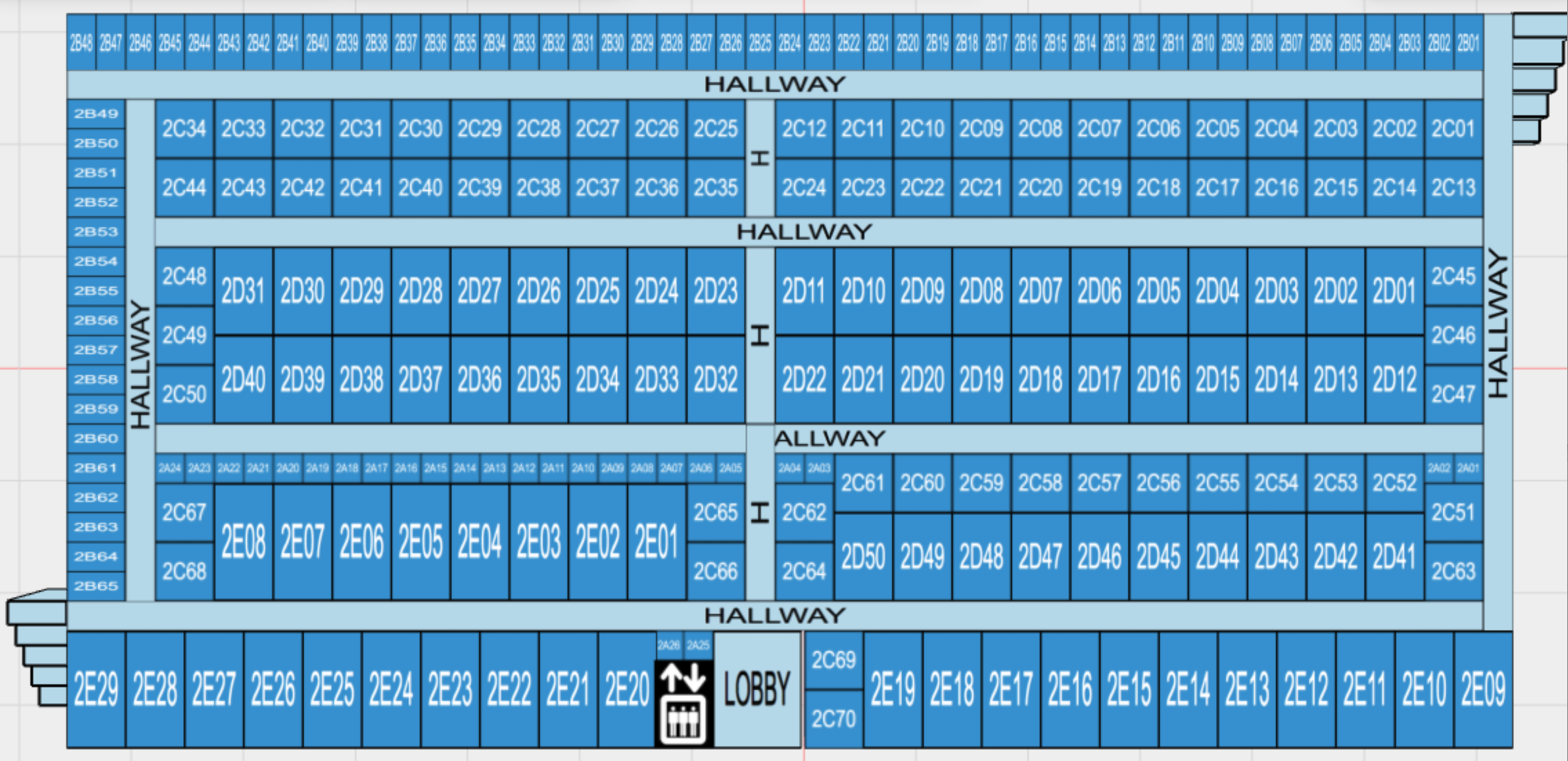 level 2 units level 2 facility map