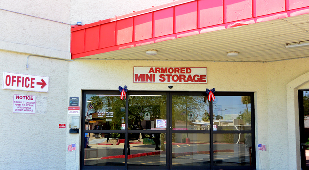 Armored Mini Storage entrance