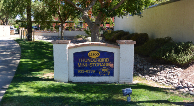 Thunderbird Mini-Storage sign