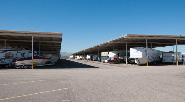 Covered Parking at Dysart RV & Boat Storage