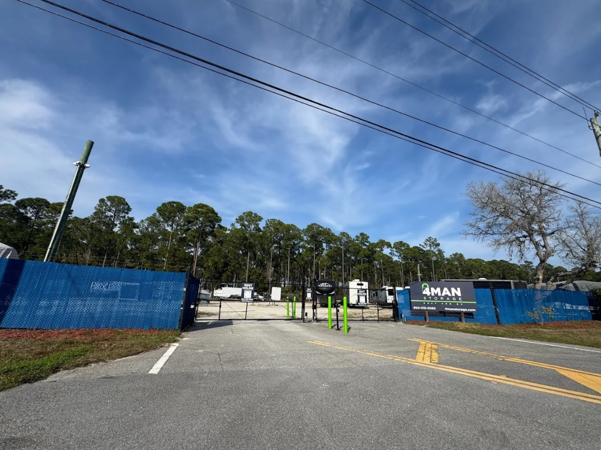 Gated RV & Boat Storage Facility in St Augustine, FL