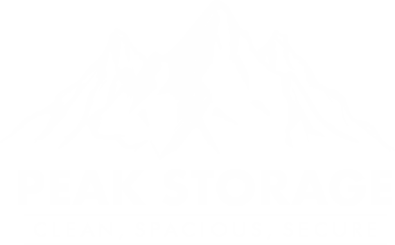 Peak Storage Logo white