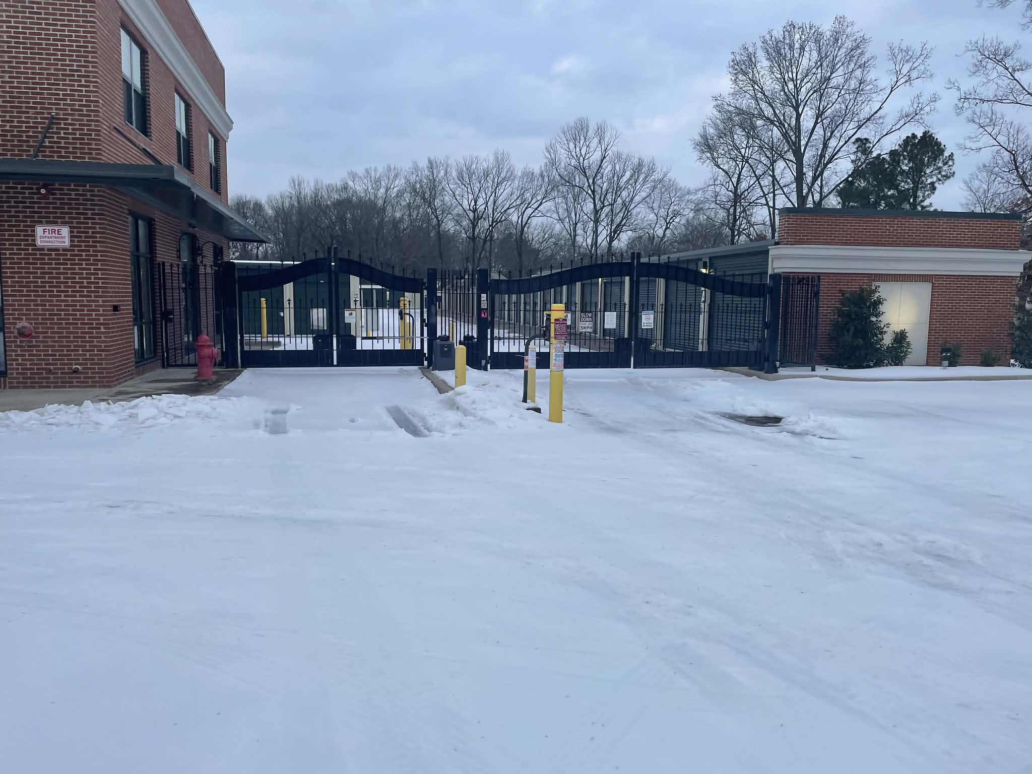 Gate area still covered 1/30 8am