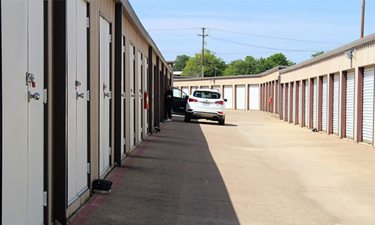 Drive up storage units